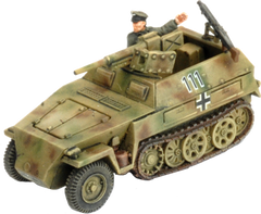 Flames of War: German SD KFZ 250 Transports (Late War)