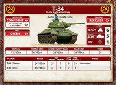 Flames of War: Soviet 'Kutusov's Heroes' Army Deal (Mid War)