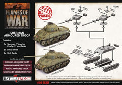 Flames of War: British Sherman Armoured Troop (Late War)