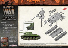 Flames of War: Soviet T-34 (Early) Tank Company (Mid War)