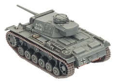 Flames of War: German Panzer III Tank Platoon (Mid War)