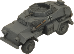 Flames of War: German SD KFZ 221 and 222 Light Scout Troop (Mid War)