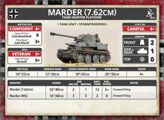 Flames of War: German Marder (7.62cm) Tank-Hunter Platoon (Mid War)