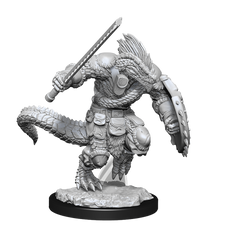 D&D: Nolzur's Marvelous Miniatures - Lizardfolk Barbarian & Lizardfolk Cleric
