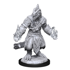 D&D: Nolzur's Marvelous Miniatures - Lizardfolk Barbarian & Lizardfolk Cleric
