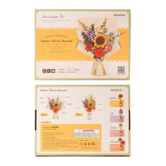 Wooden Puzzle: Flower Bundle
