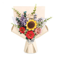 Wooden Puzzle: Flower Bundle