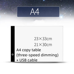 A4 Copy Table LED Copy Table Light-emitting Board