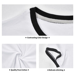 Create Your Own Loose Youth Contrast Short Sleeve T-Shirt