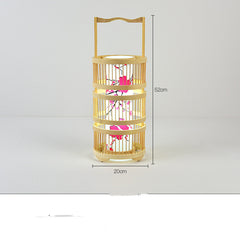 Store Bed And Breakfast Bedroom Bamboo Floor Lamp