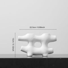 Simple Modern Creative Ceramic Vase Decoration Living Room Flower Arrangement