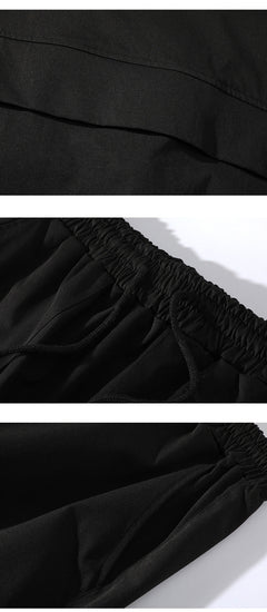 Men's Trendy Plus Size Stand Collar Jacket Suit