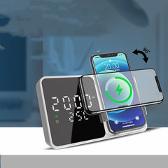 Digital Clock Wireless Charger Multifunctional