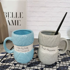 Three-dimensional Relief Creative Underglaze Water Cup