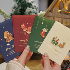 Christmas Retro Christmas Eve Greeting Card