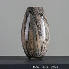 European Style Creative Glass Vase Decoration Pattern Decoration