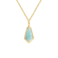 925 Silver Relief Tianhe Stone Double-sided Pendant