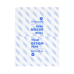 Horizontal Thick And Tough Pearl Paper Holiday Card