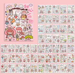 Hand Ledger Gift Box Of 50 Pieces And Paper Stickers