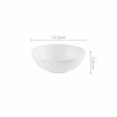 Porcelain Ceramic Bowl Dinner Plate Spoon Tableware