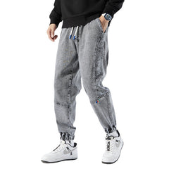 Jeans Men's Japanese Style Workwear Plus Size Harem