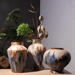 Jingdezhen Ceramic Vase New Chinese Style Water Flower Cultivation
