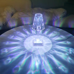 Portable Diamond Table Lamp Colorful Touch