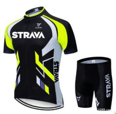 Jersey Sets Red Bicycle Short Sleeve Cycling Clothing Bike Cycling Jersey Bib Shorts