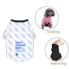 Create Your Own Small Pet Pullover Comfortable Breathable Sweater Clothes