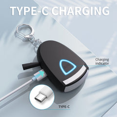 Rechargeable Personal Alarm With Light