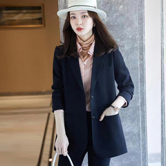 Women's Plus Size Small Blue Suit Jacket