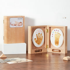 Souvenir Baby 100 Days Old Foot Print Book Lanugo Photo Frame Full Moon Gift