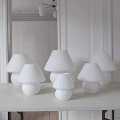 Bedside Lamp Nordic Style Glass Table Lamp Retro Bedroom Lamp