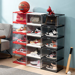 Double Magnetic Suction High Transparency Side Opening Transparent Shoe Box