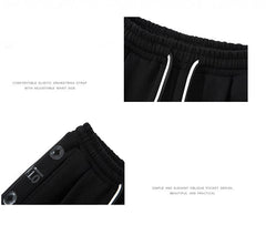 Fleece Men's Sweatpants Fashion Plus Size Sports