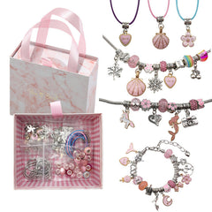 Cartoon Fancy Beaded Bracelet Set Handmade DIY Ornament Gift Box