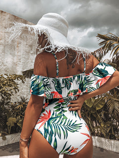 Women's Belly and Shoulder-Covering Bikini Swimsuit for Comfortable Swimming