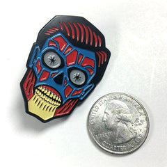 They Live Alien Head Enamel Pin