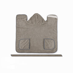 Dog Body Towel High Absorbent Quick Drying Dog Bath Robe Warm Soft Dog Bath Robe Towel With Adjustable Waistband