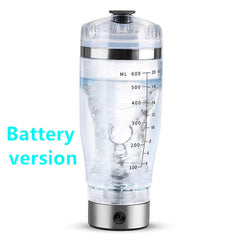 Portable Electric Protein Shaker Bottle | USB Rechargeable Mixer for Shakes, Smoothies & Coffee | BPA-Free Fitness Blender Cup