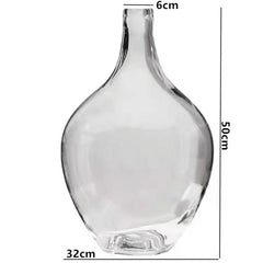 Big Glass Vase Living Room Dried Flowers Nordic Ins Style Glass