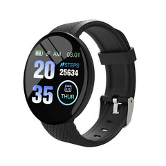 D18 Round Screen Smart Watch Color Screen Sports