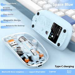 Transparent Wireless Mouse Desktop Computers And Laptop Office Home Mouse