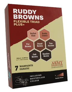 Army Painter: Flexible Triad Plus+ Ruddy Browns Set