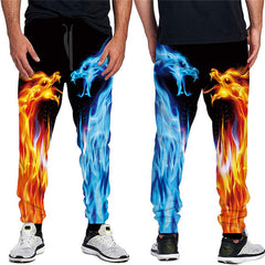 Men's Sports Casual Loose Printed Pants