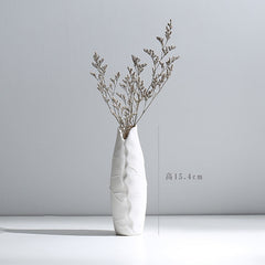 Ceramic High-value Flower Arrangement Water-rich Bamboo Vase Hydroponic Mini