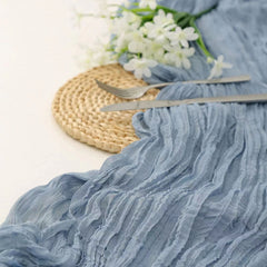 Balinese Crinkle Table Flag Boho Twist Tablecloth