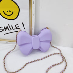 Diagonal Coin Purse Bow Princess Bag Parent-child Bag