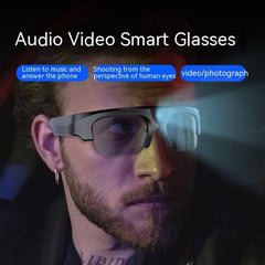HD Video Recording Smart Glasses with Bluetooth | Hands-Free Calling & Wireless Music Playback for Outdoor & Sports