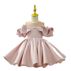 Creative Fashion Girls Off-shoulder Umbrella Princess Dress
